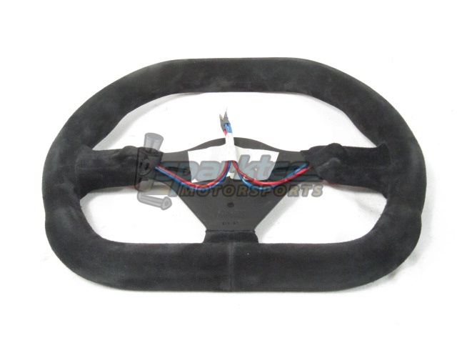Sparco P310 Steering Wheel 310mm Black Suede Flat Dish w/Thumb